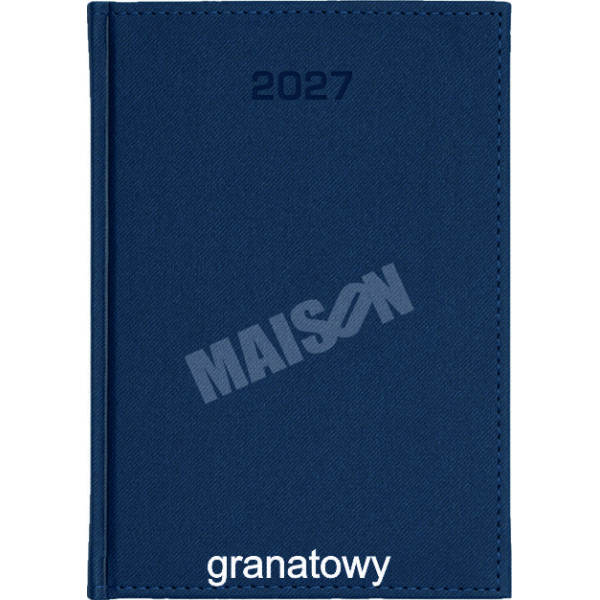 Kalendarz Denim dzienny A5 2027 z grawerem